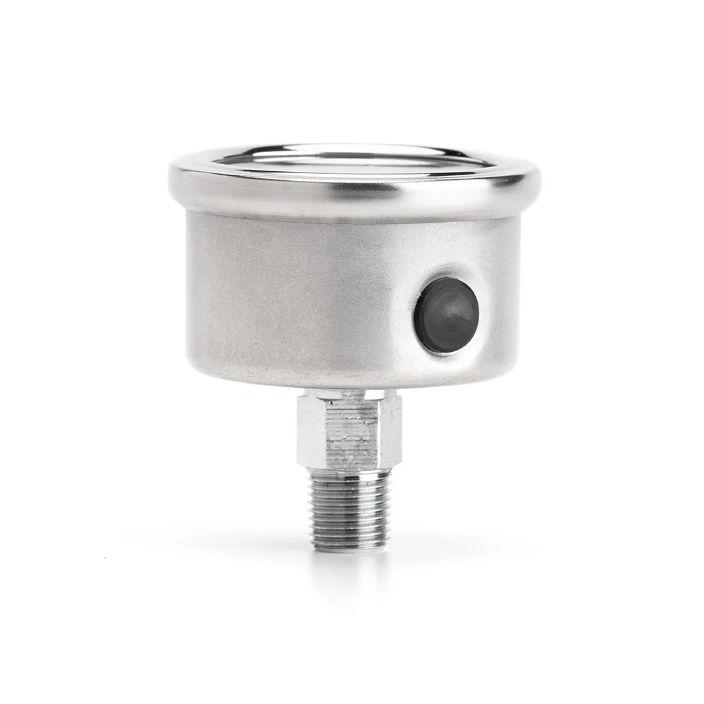 100 PSI Fuel Pressure Gauge in Polished Stainless Finish - Image 4