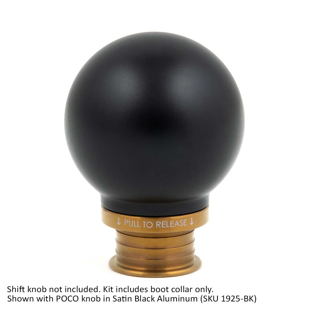 Burnt Gold Titanium Shift Boot Collar for POCO Shift Knobs - Image 13
