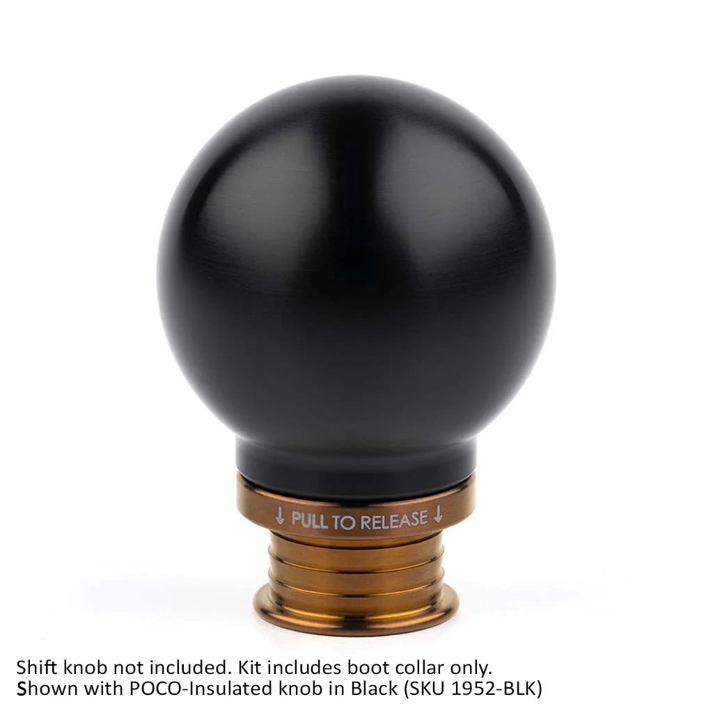 Burnt Gold Titanium Shift Boot Collar for POCO Shift Knobs - Image 17