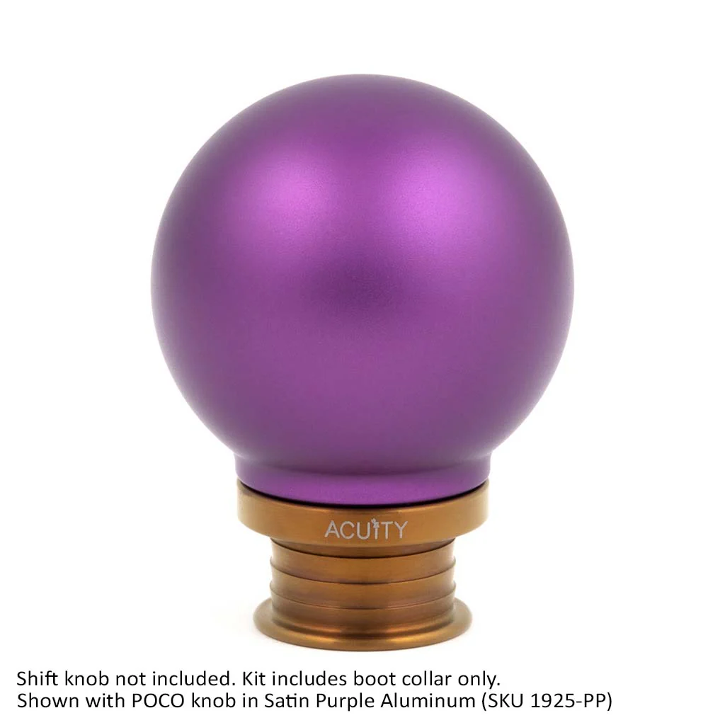 Burnt Gold Titanium Shift Boot Collar for POCO Shift Knobs - Image 6
