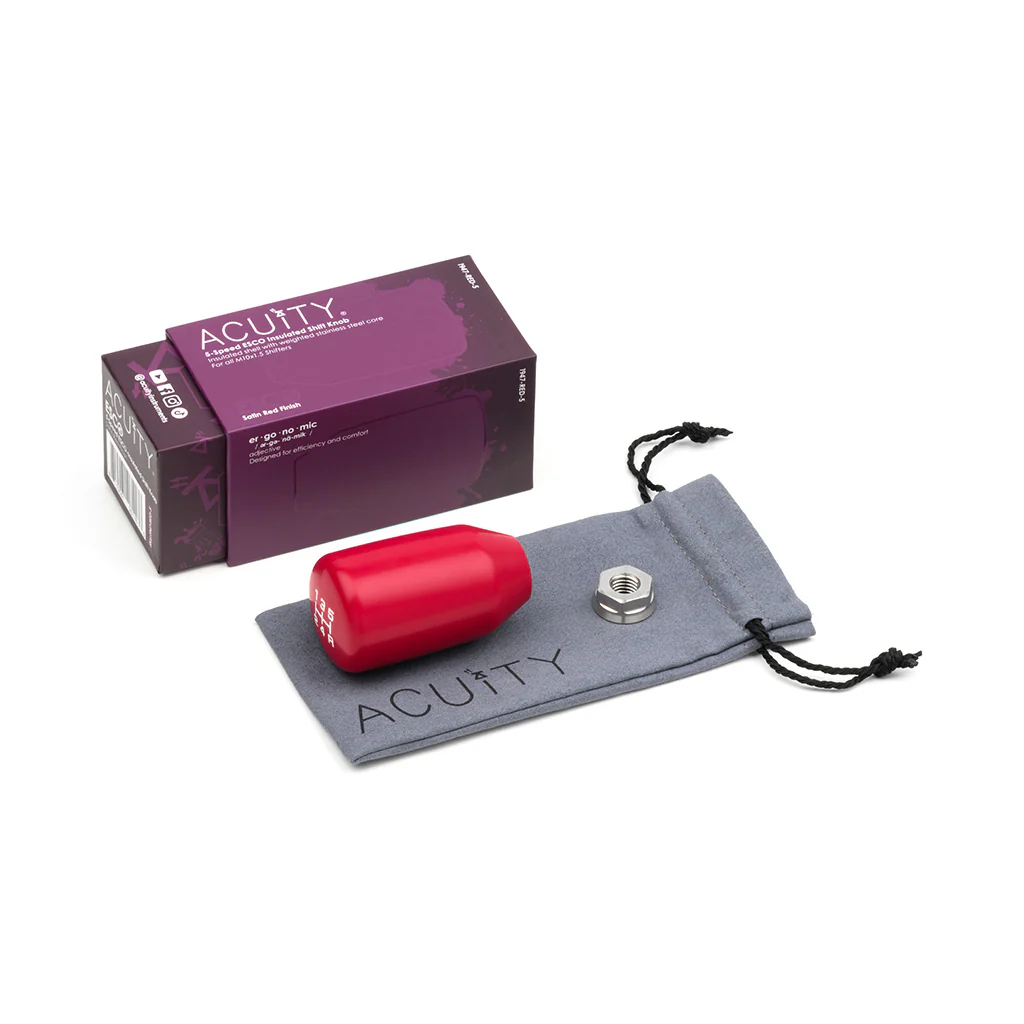 ESCO-Insulated 5-Speed Shift Knob in Red (M10X1.5) - Image 3