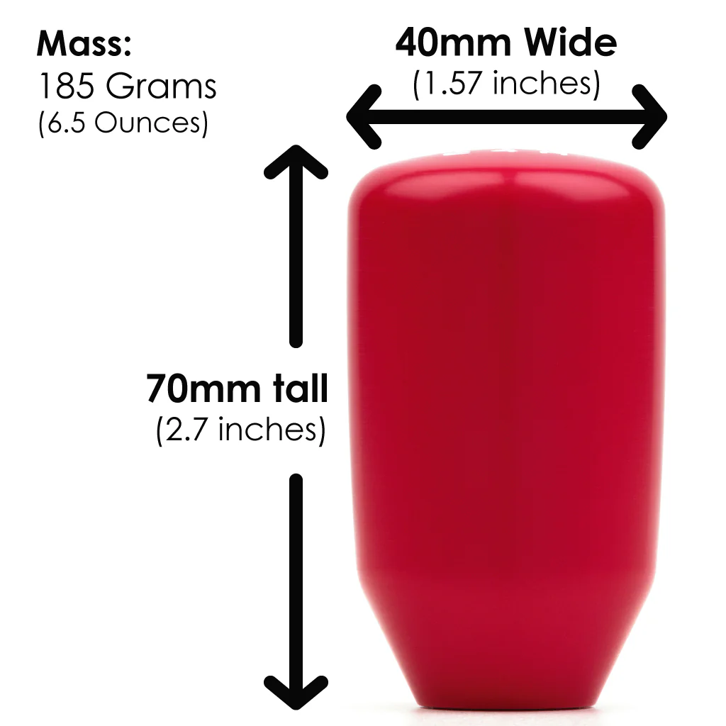 ESCO-Insulated 5-Speed Shift Knob in Red (M10X1.5) - Image 4