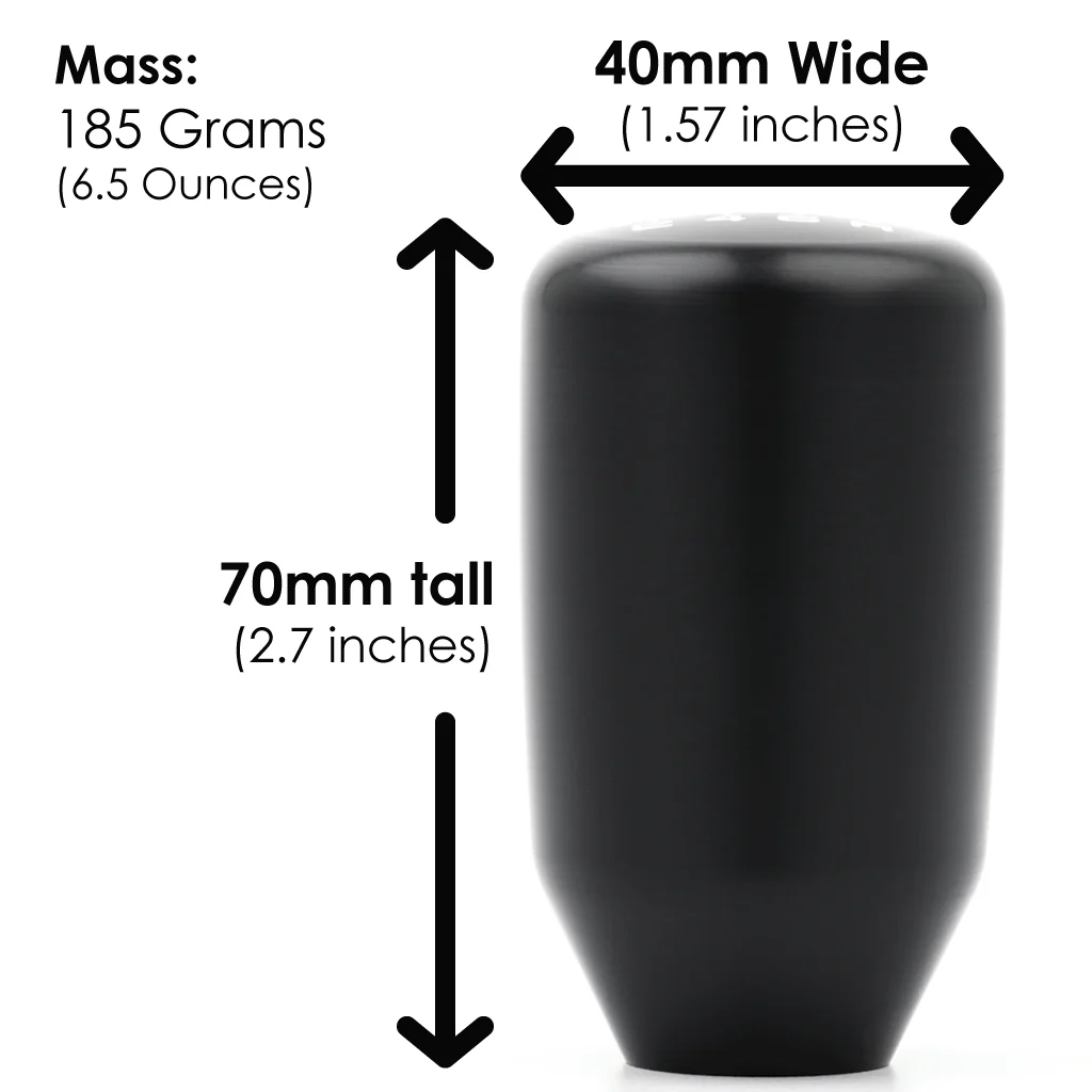 ESCO-Insulated 6-Speed Shift Knob in Black (M10X1.5) - Image 4