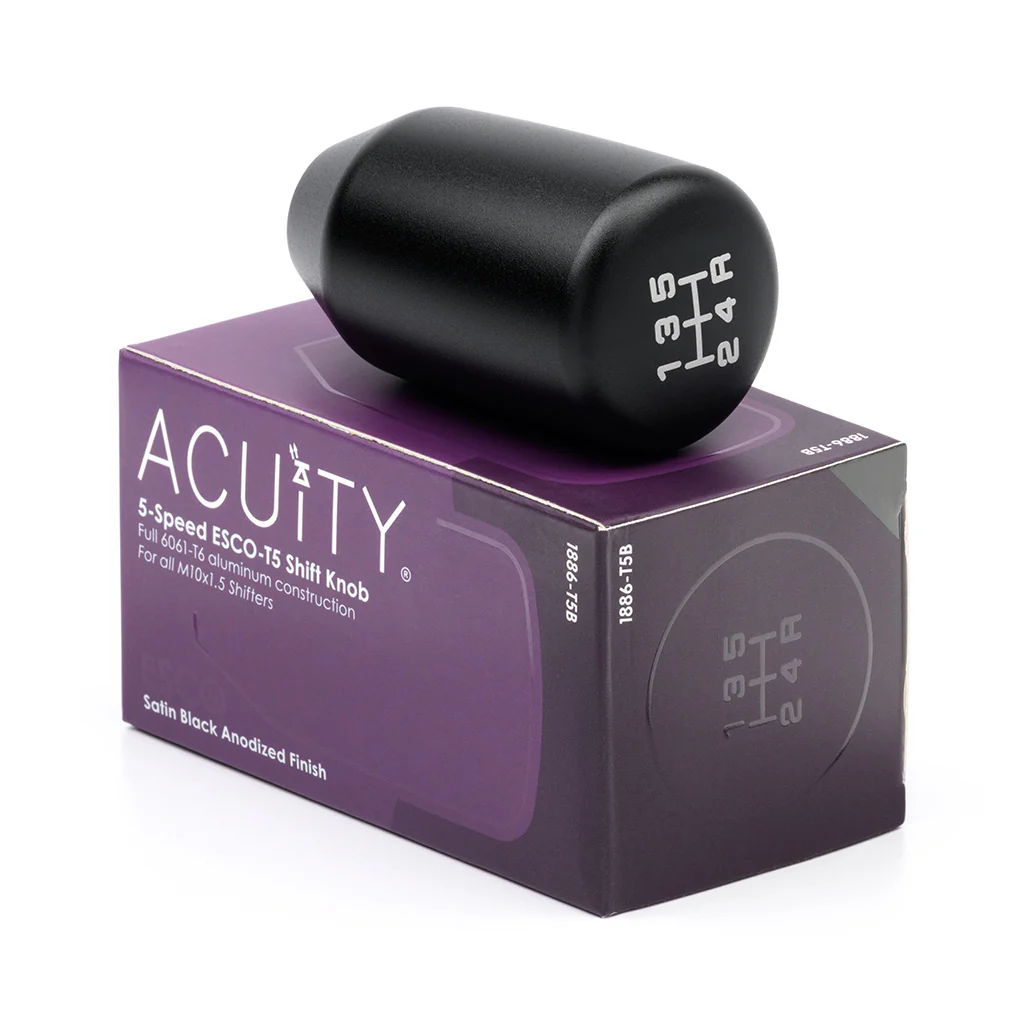 ESCO-T5 5-Speed Shift Knob in Satin Black Finish (M10x1.5) - Image 4