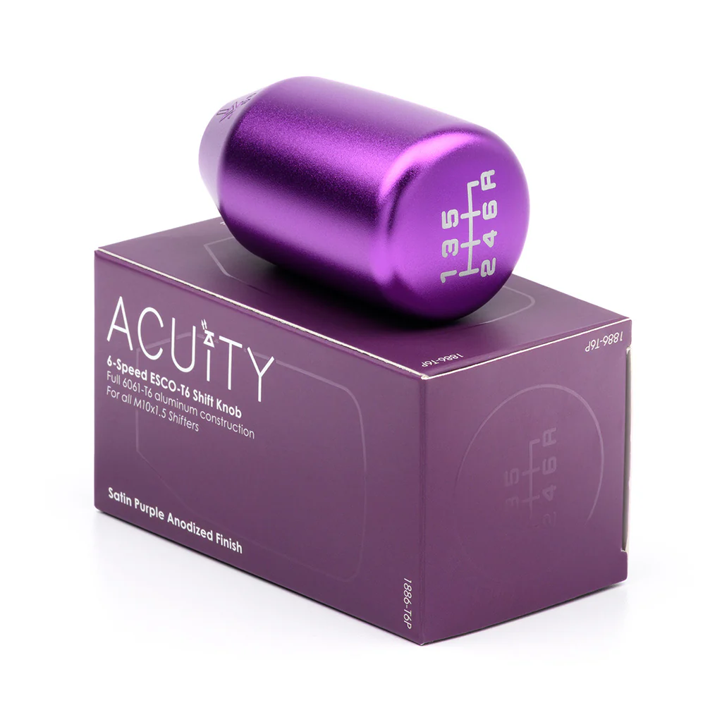 ESCO-T6 Shift Knob in Satin Purple Finish (M10X1.5) - Image 4