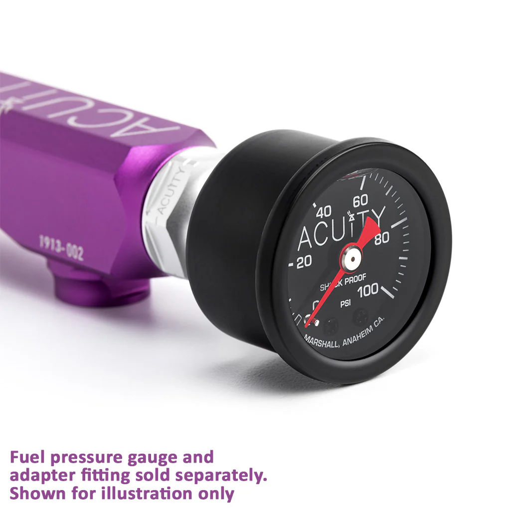 K-Series Fuel Rail in Satin Purple Finish - Image 14