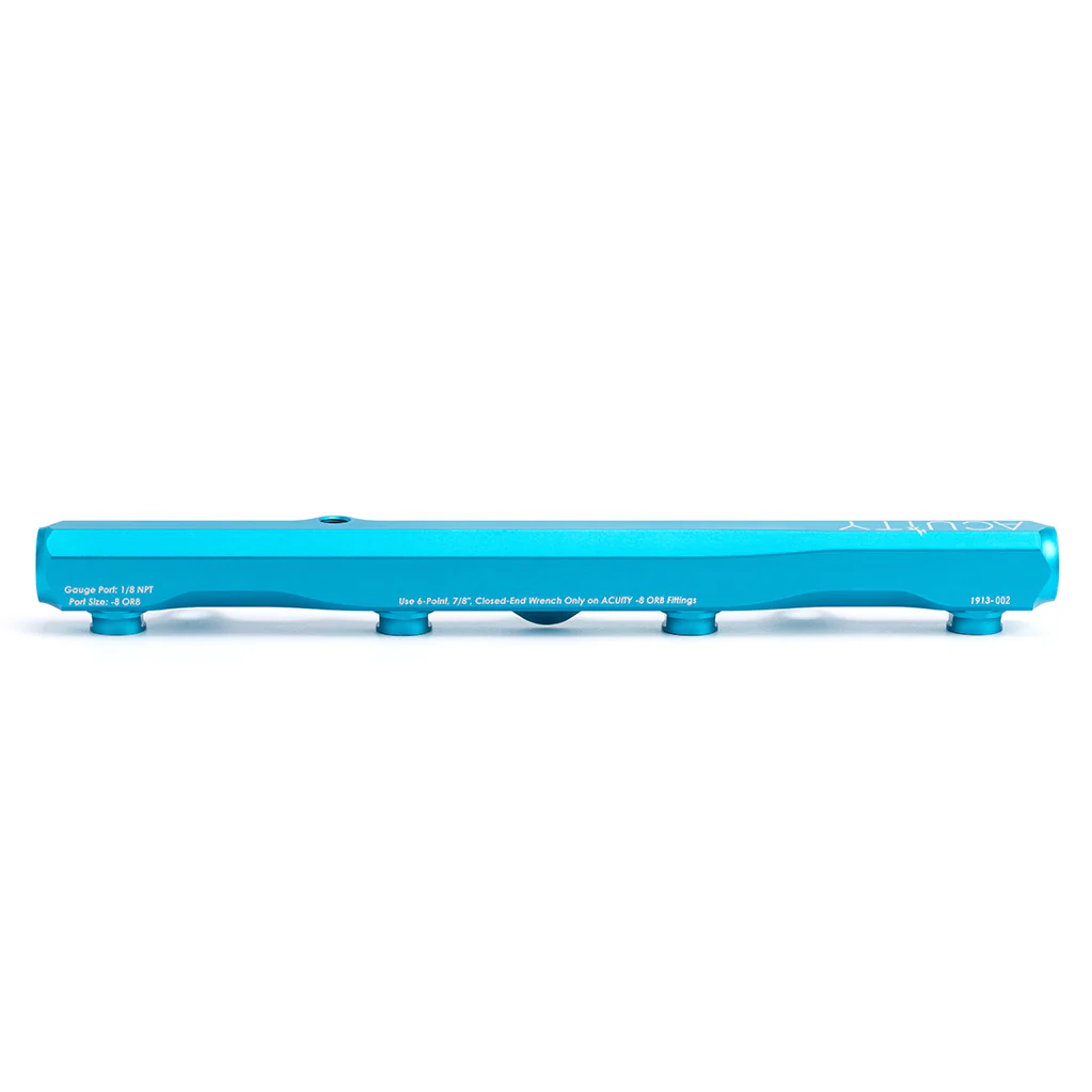 K-Series Fuel Rail in Satin Teal Finish - Image 11