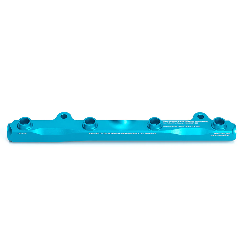 K-Series Fuel Rail in Satin Teal Finish - Image 7