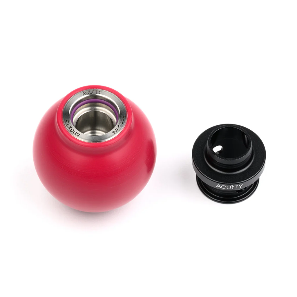 POCO Insulated Low-Profile Shift Knob in Red (M10X1.5) - Image 10