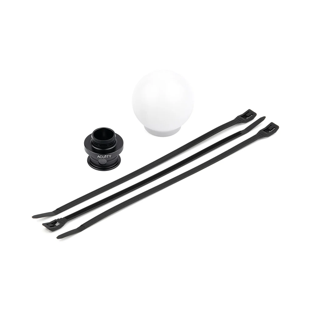 POCO Insulated Low-Profile Shift Knob in White (M10X1.5) - Image 5