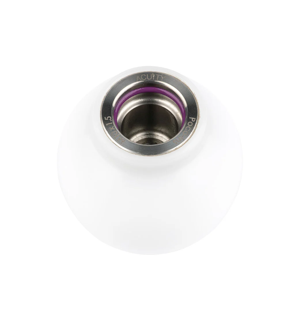 POCO Insulated Low-Profile Shift Knob in White (M10X1.5) - Image 7