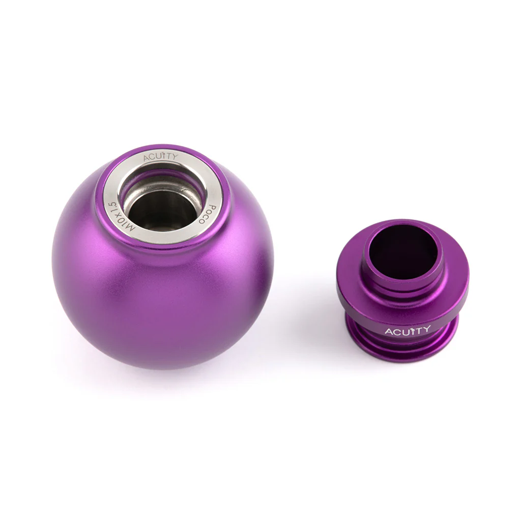 POCO Low-Profile Shift Knob in Satin Purple Finish (M10X1.5) - Image 3