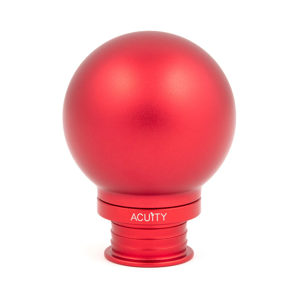 POCO Low-Profile Shift Knob in Satin Red Finish (M10X1.5) - Image 2