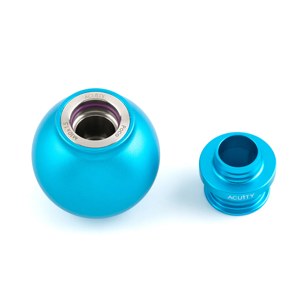 POCO Low-Profile Shift Knob in Satin Teal Finish (M10X1.5) - Image 3