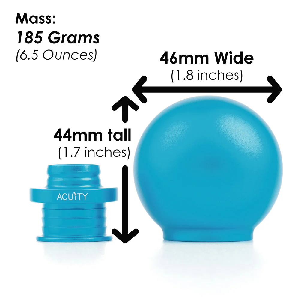 POCO Low-Profile Shift Knob in Satin Teal Finish (M10X1.5) - Image 4