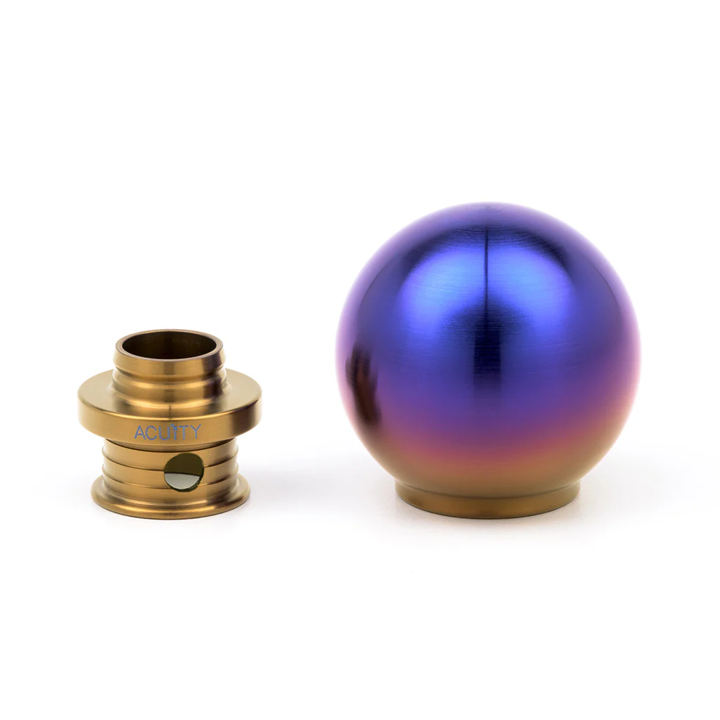 POCO-Ti Low Profile Shift Knob in Burnt Titanium Finish (M10x1.5) - Image 19