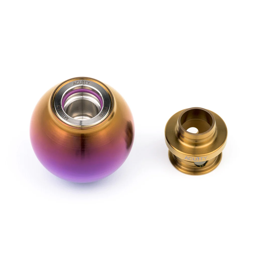 POCO-Ti Low Profile Shift Knob in Burnt Titanium Finish (M10x1.5) - Image 3