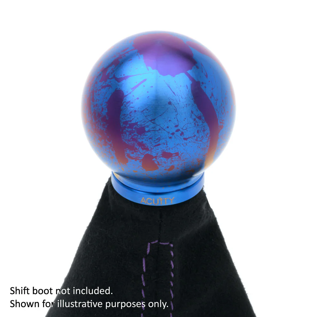 POCO-Ti Low Profile Shift Knob in Splatter Titanium Finish (M10x1.5) - Image 10