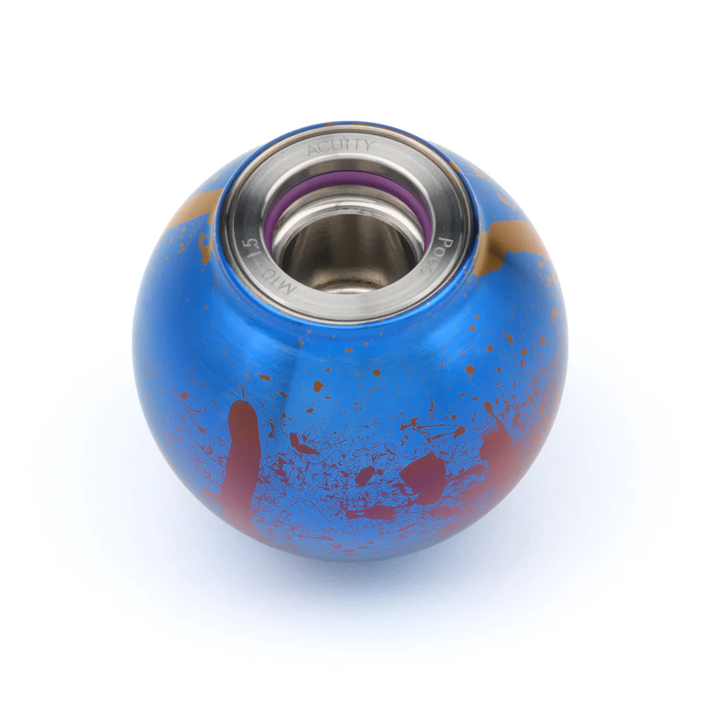 POCO-Ti Low Profile Shift Knob in Splatter Titanium Finish (M10x1.5) - Image 12