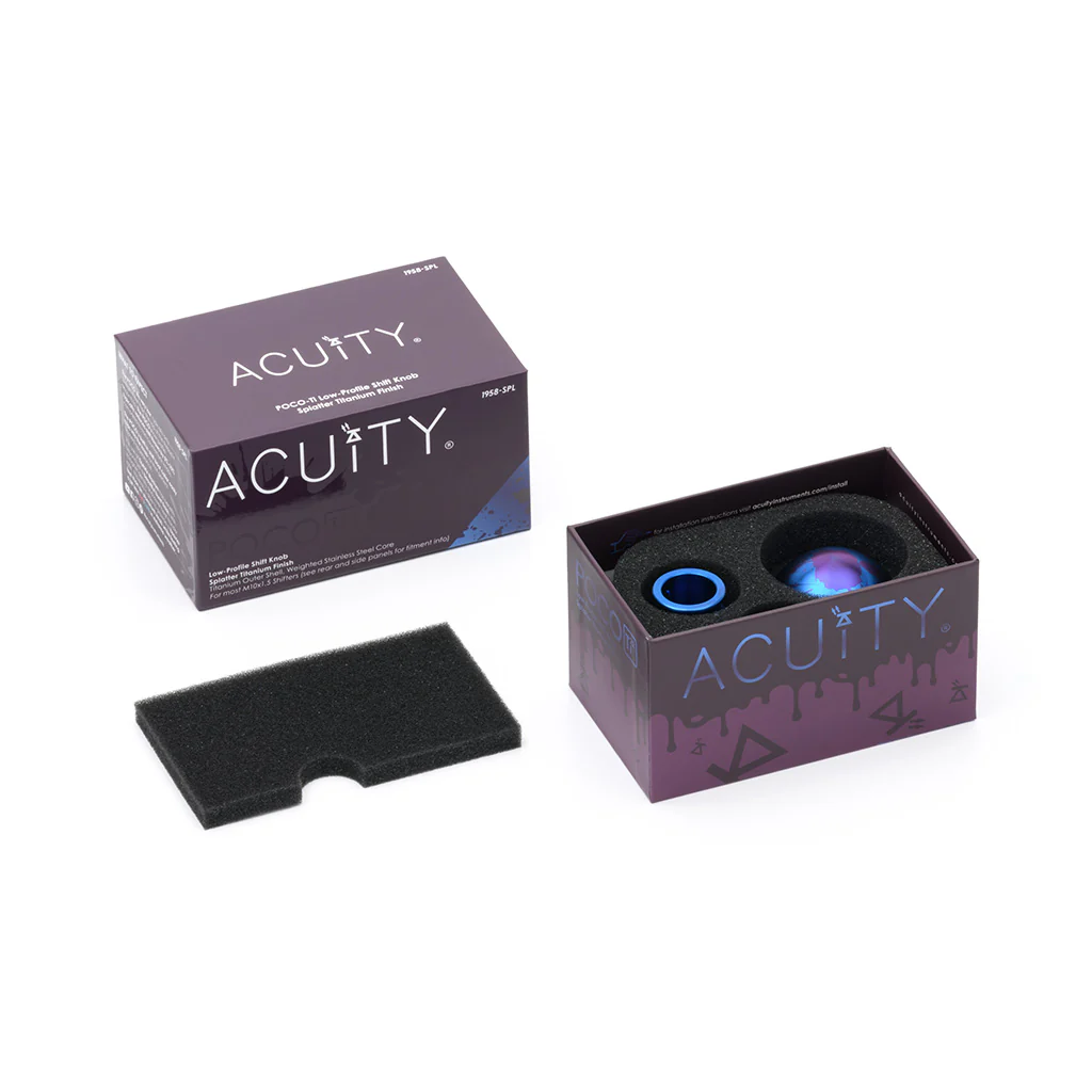 POCO-Ti Low Profile Shift Knob in Splatter Titanium Finish (M10x1.5) - Image 17
