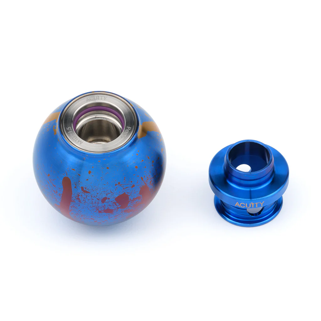 POCO-Ti Low Profile Shift Knob in Splatter Titanium Finish (M10x1.5) - Image 3