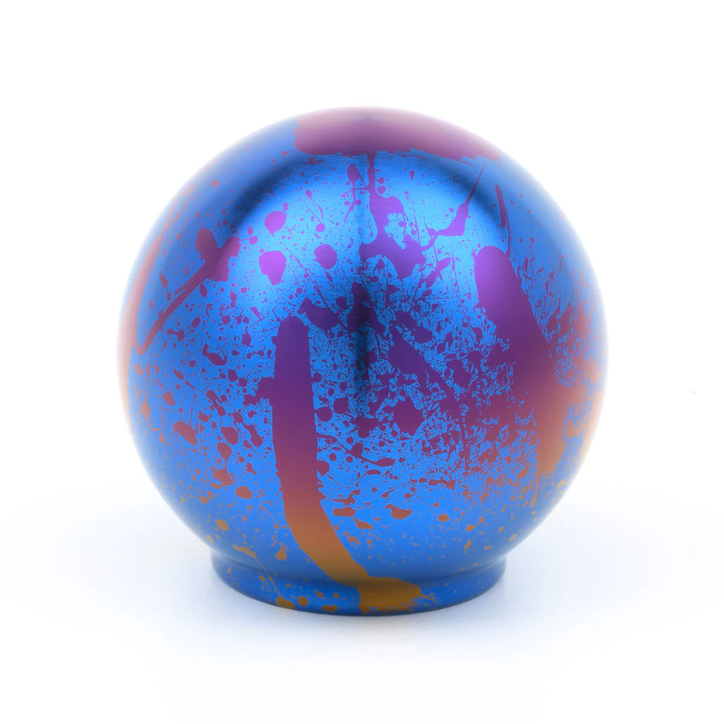 POCO-Ti Low Profile Shift Knob in Splatter Titanium Finish (M10x1.5) - Image 7