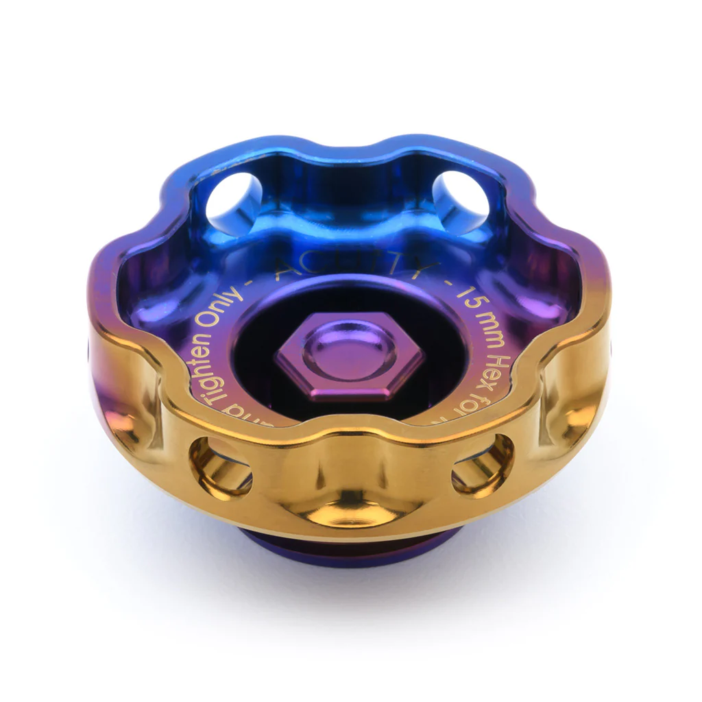 Podium-Ti Oil Cap in Burnt Titanium Finish for Hondas/Acuras - Image 10