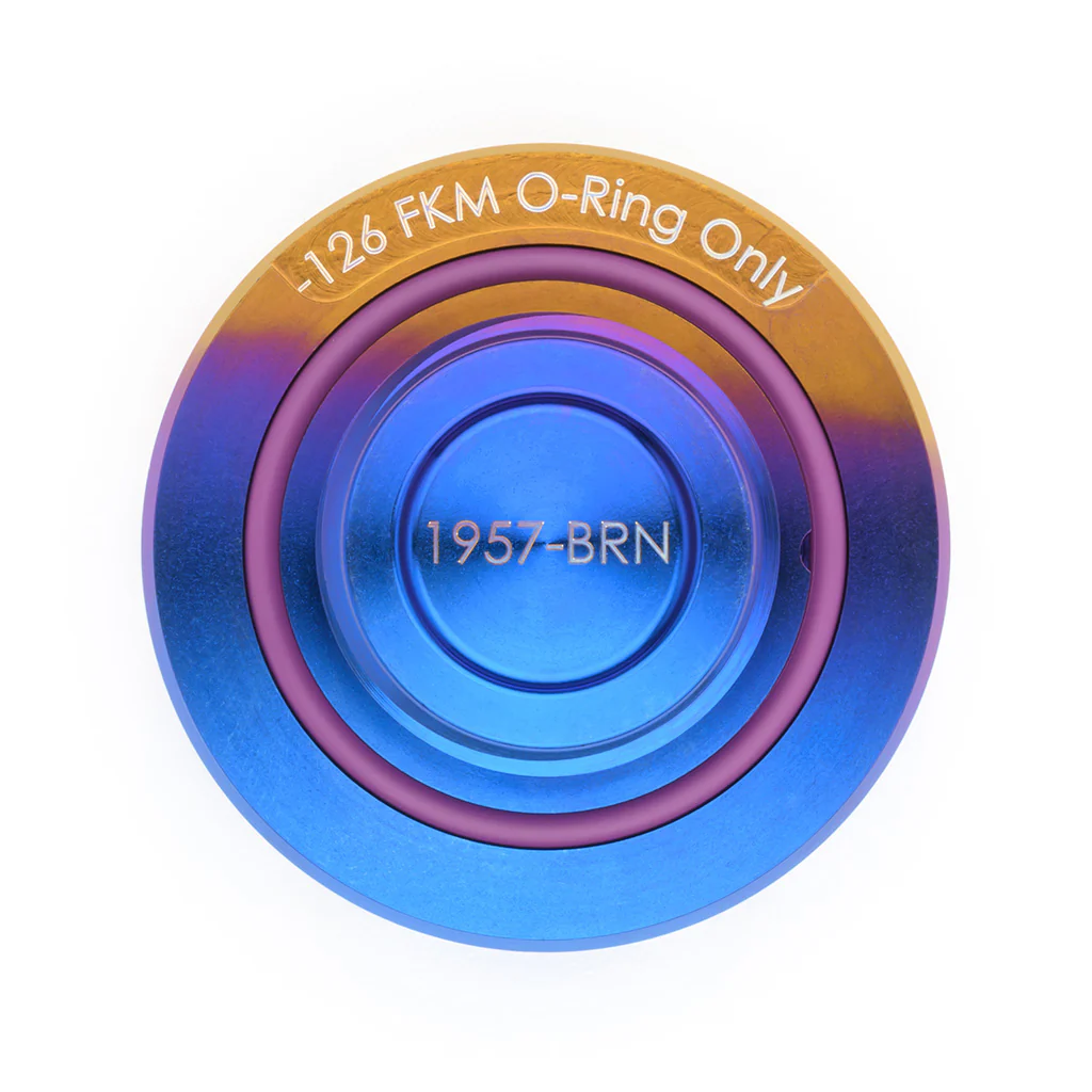 Podium-Ti Oil Cap in Burnt Titanium Finish for Hondas/Acuras - Image 14