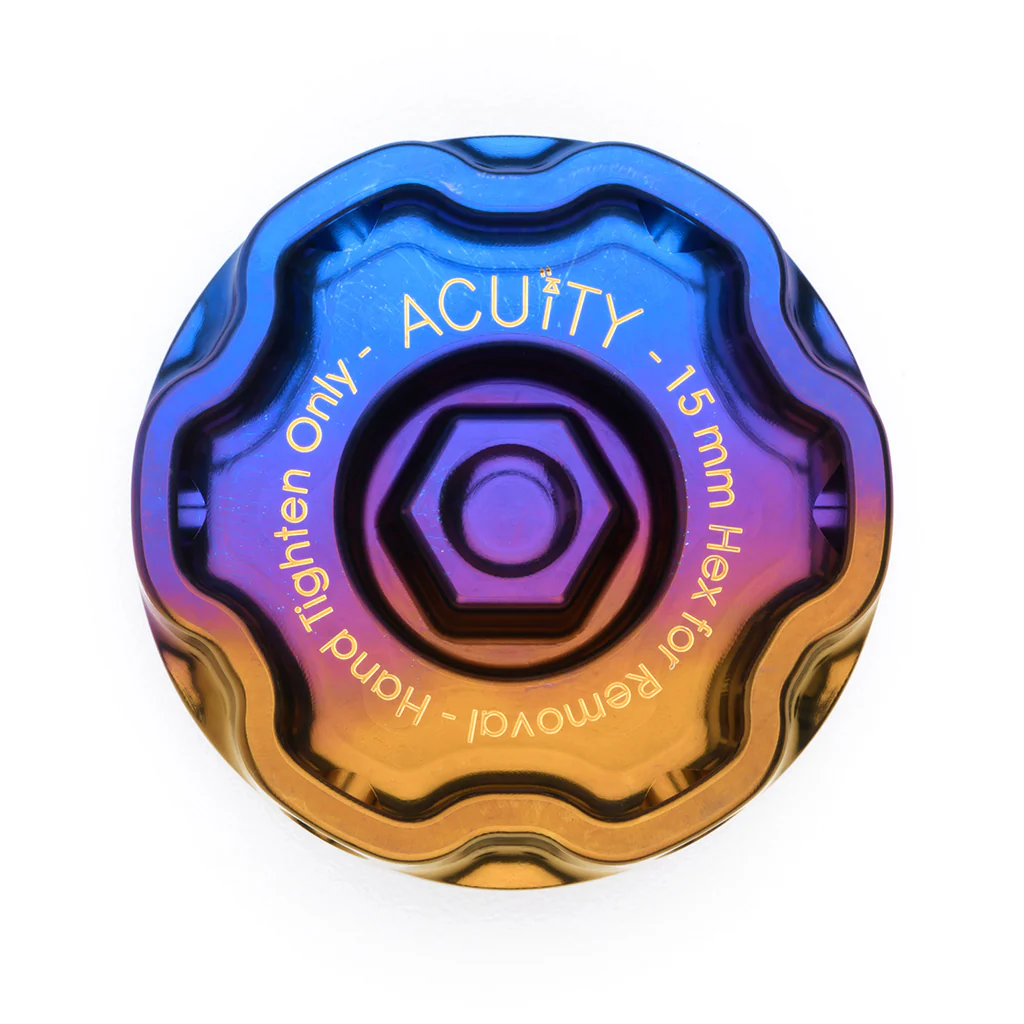Podium-Ti Oil Cap in Burnt Titanium Finish for Hondas/Acuras - Image 3