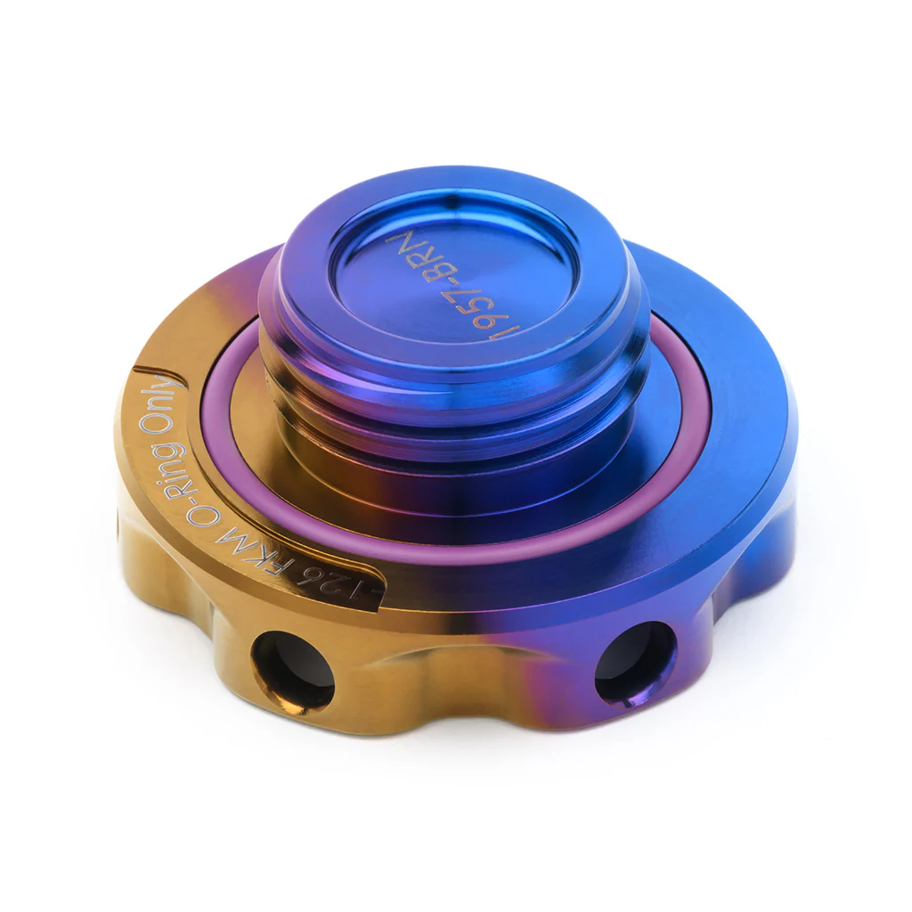 Podium-Ti Oil Cap in Burnt Titanium Finish for Hondas/Acuras - Image 7