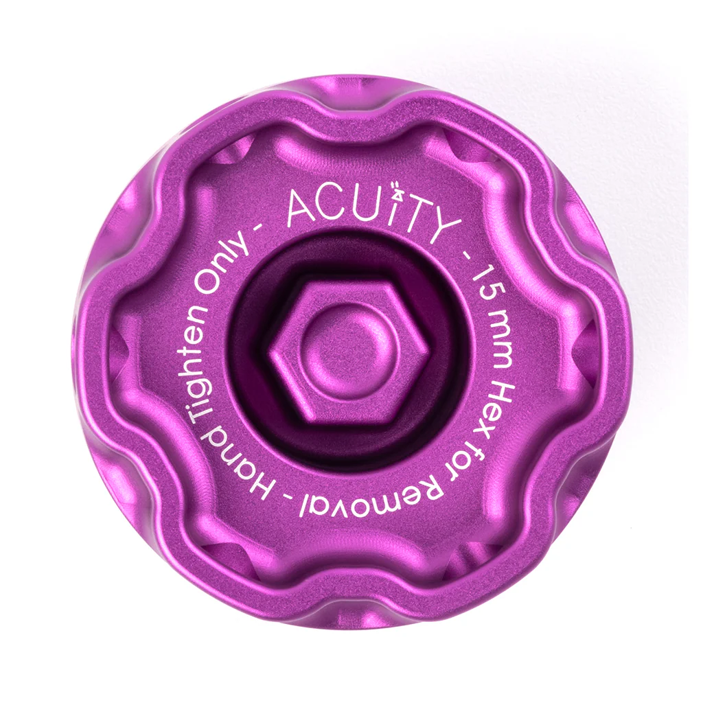 Podium Oil Cap in Satin Purple for Hondas/Acuras - Image 5