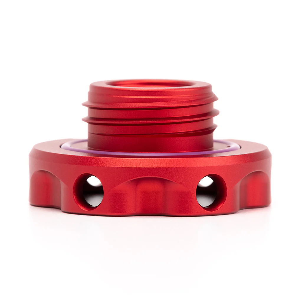 Podium Oil Cap in Satin Red for Hondas/Acuras - Image 9