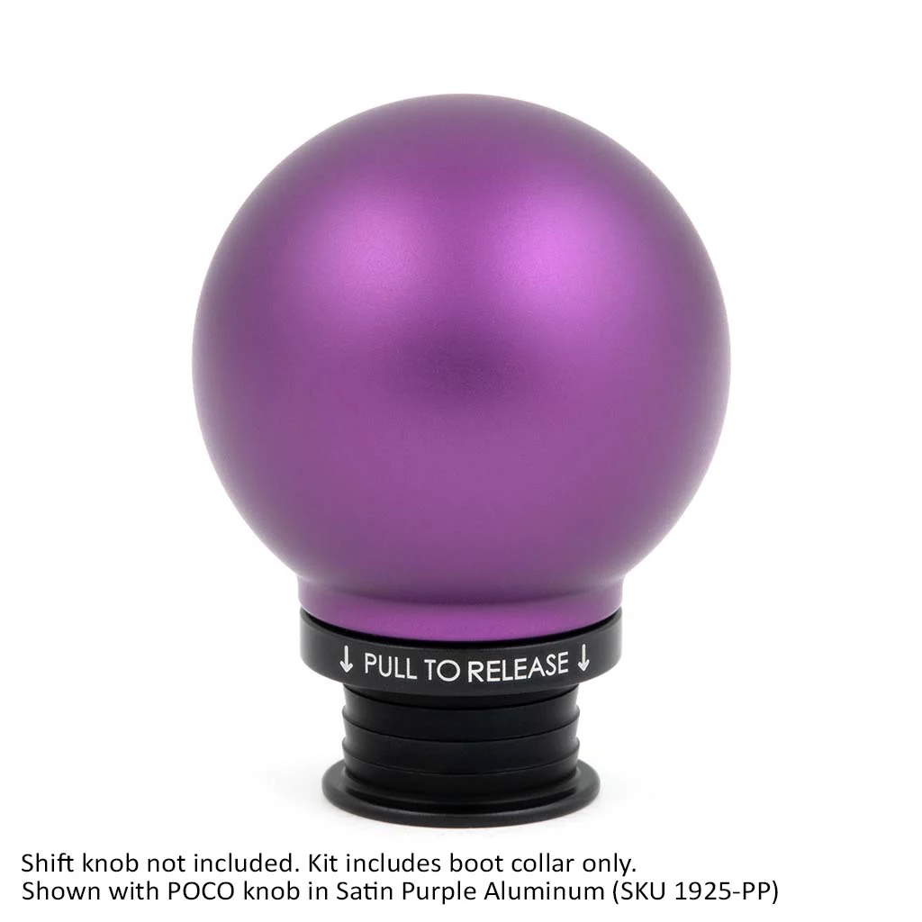 Satin Black Aluminum Shift Boot Collar for POCO Shift Knobs - Image 14
