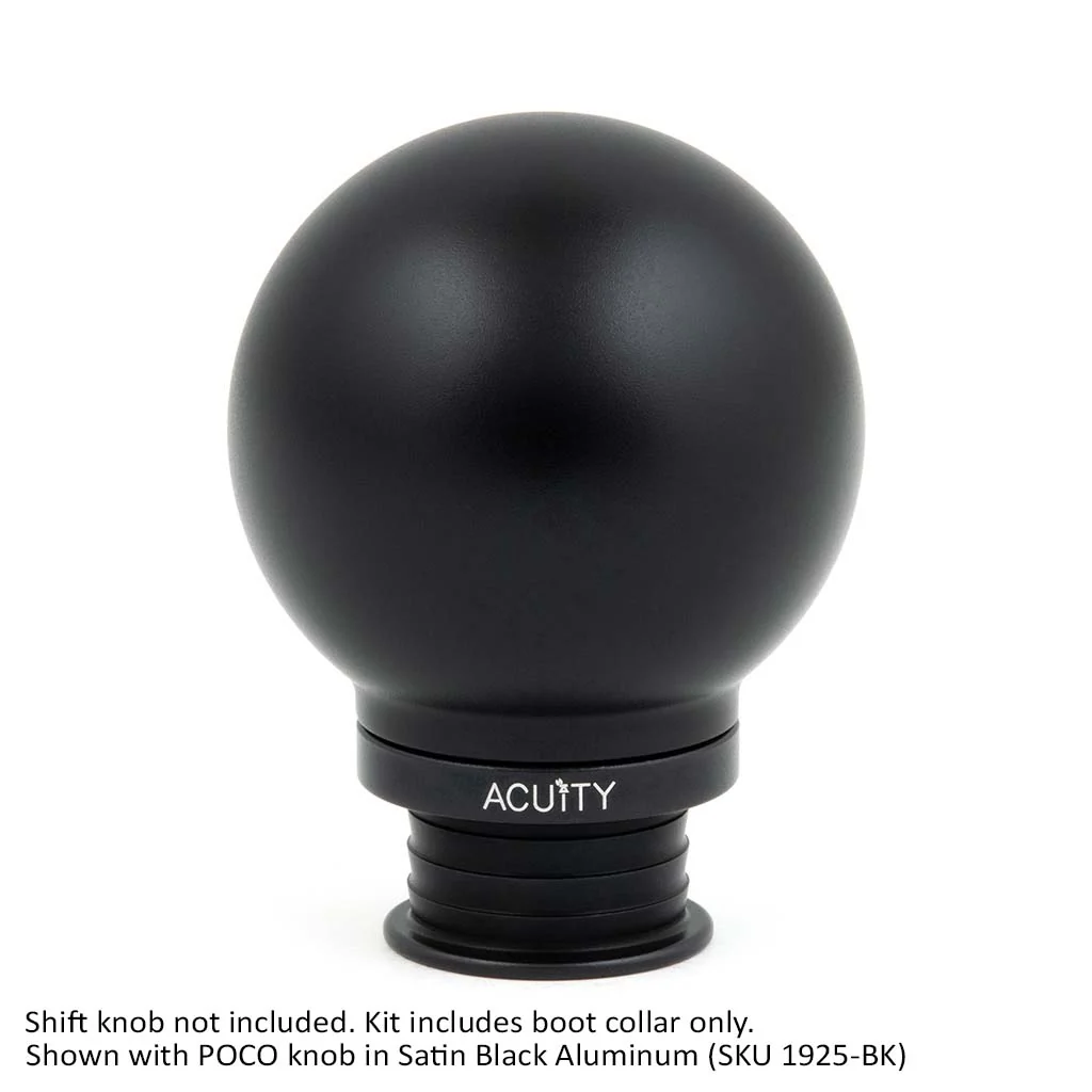 Satin Black Aluminum Shift Boot Collar for POCO Shift Knobs - Image 5
