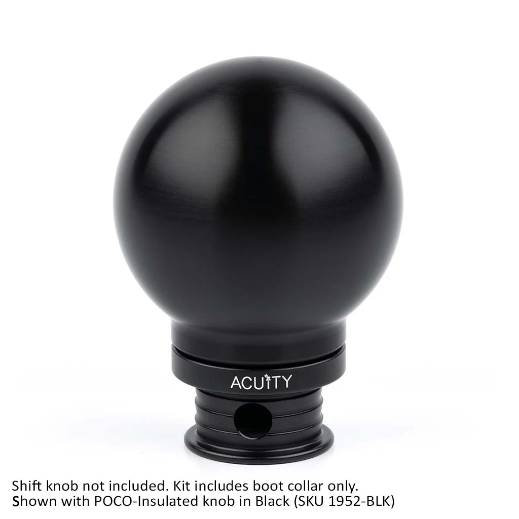 Satin Black Aluminum Shift Boot Collar for POCO Shift Knobs - Image 9
