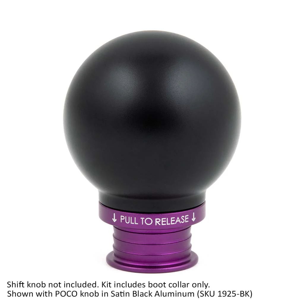 Satin Purple Aluminum Shift Boot Collar for POCO Shift Knobs - Image 13