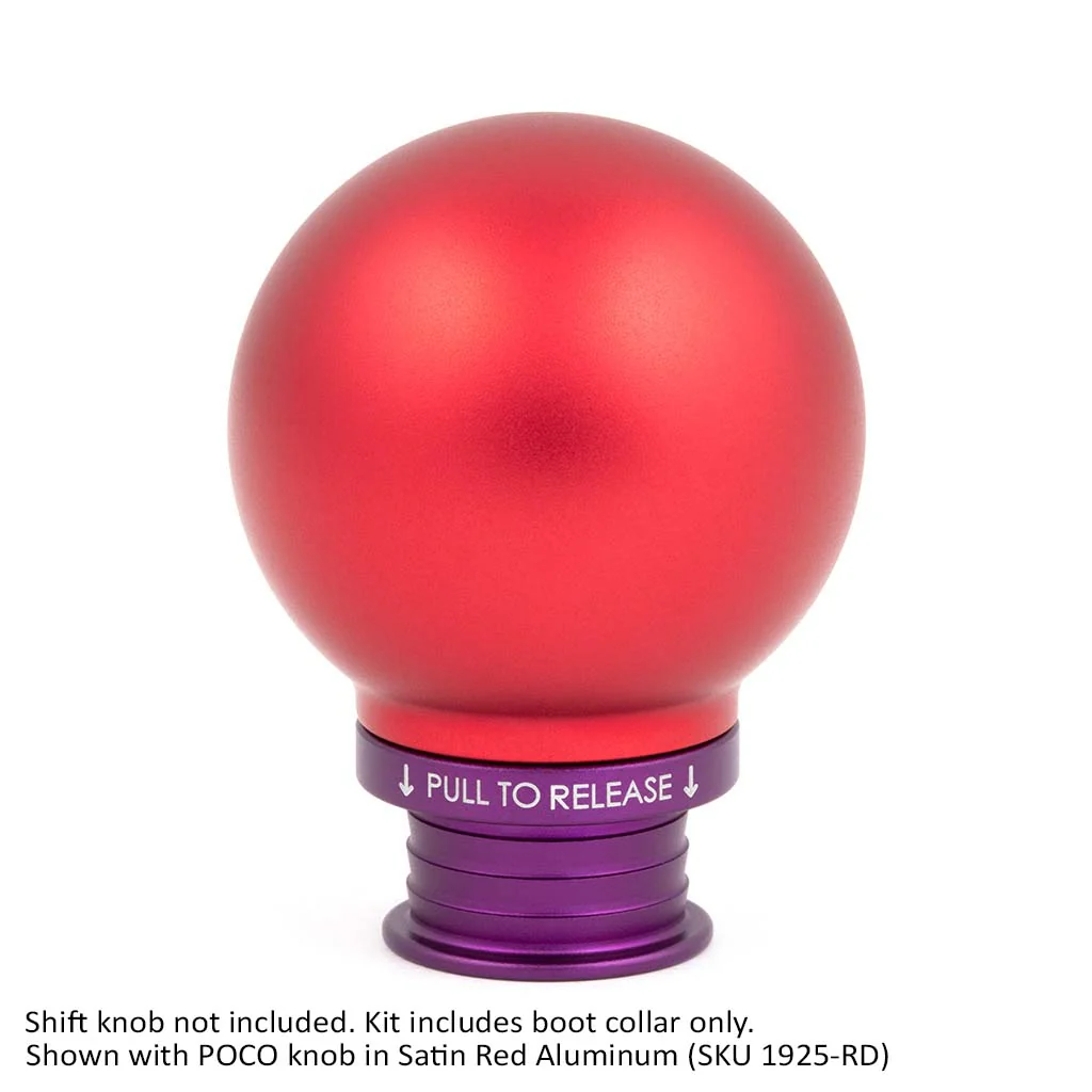 Satin Purple Aluminum Shift Boot Collar for POCO Shift Knobs - Image 16