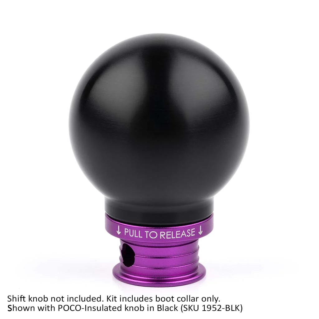 Satin Purple Aluminum Shift Boot Collar for POCO Shift Knobs - Image 17