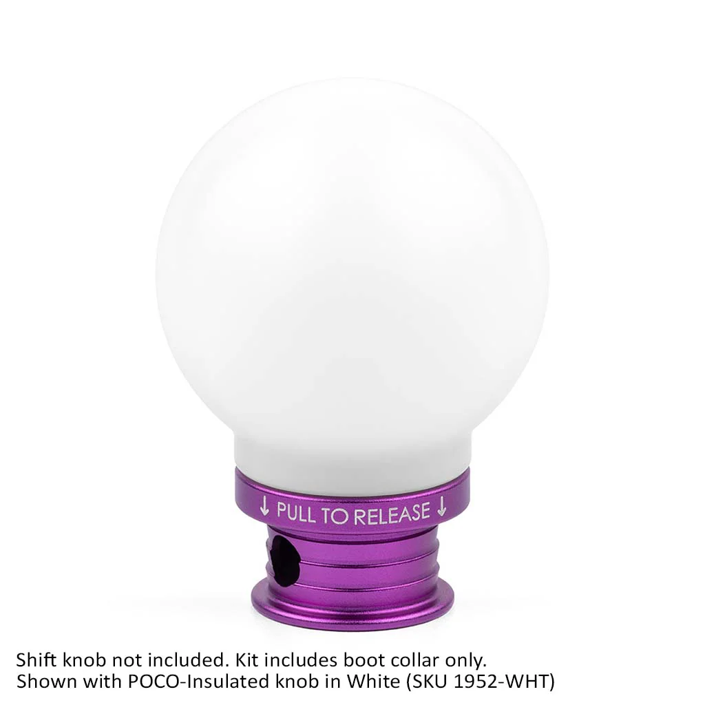 Satin Purple Aluminum Shift Boot Collar for POCO Shift Knobs - Image 18