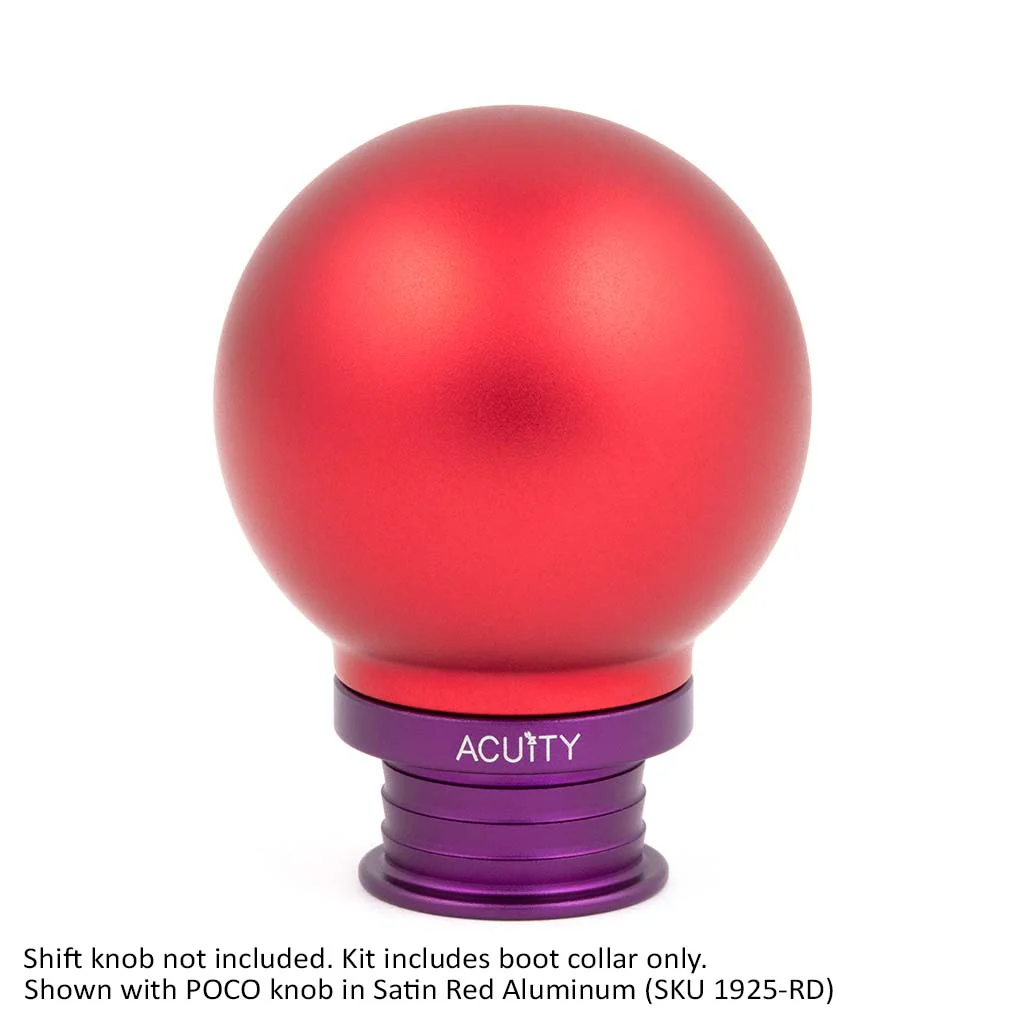 Satin Purple Aluminum Shift Boot Collar for POCO Shift Knobs - Image 7
