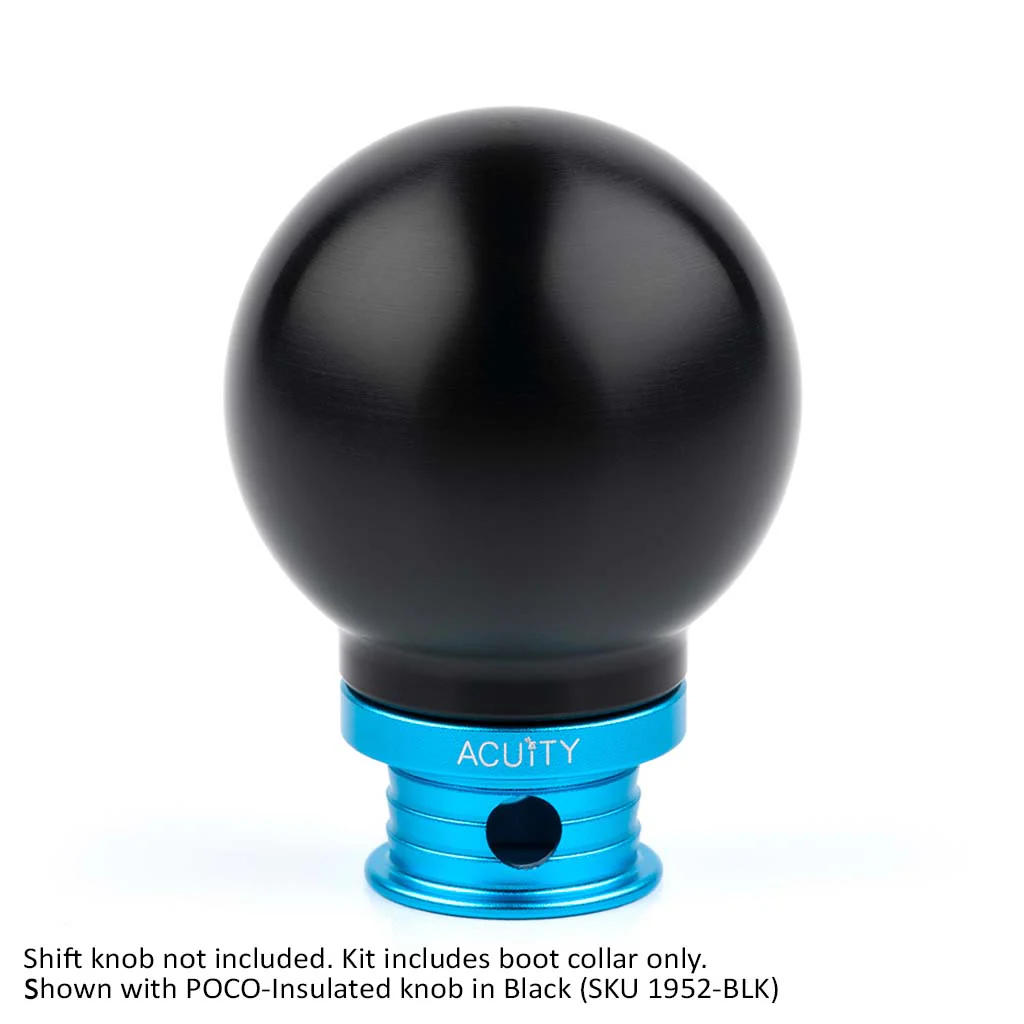 Satin Teal Aluminum Shift Boot Collar for POCO Shift Knobs - Image 9