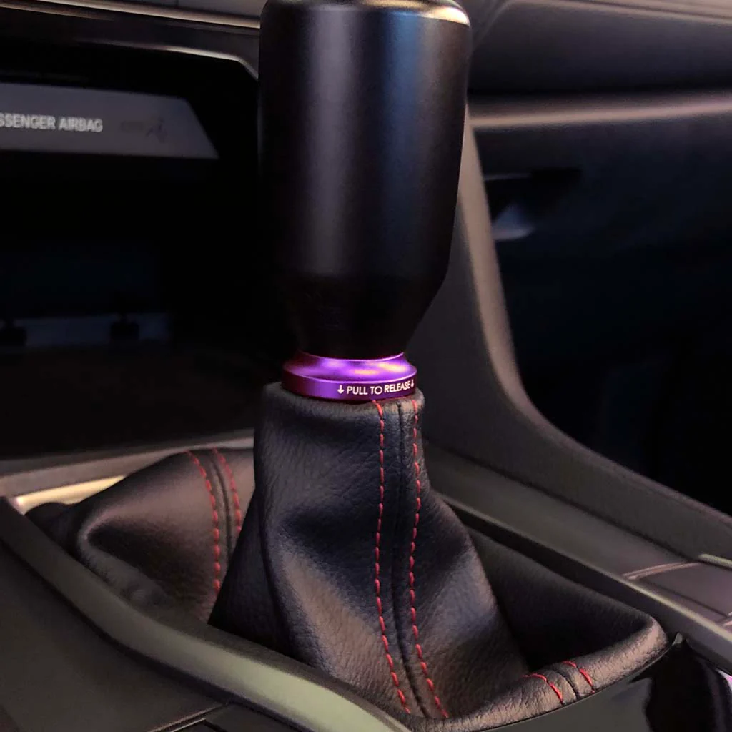 Shift Boot Collar Upgrade (Satin Purple Aluminum Finish) - Image 13