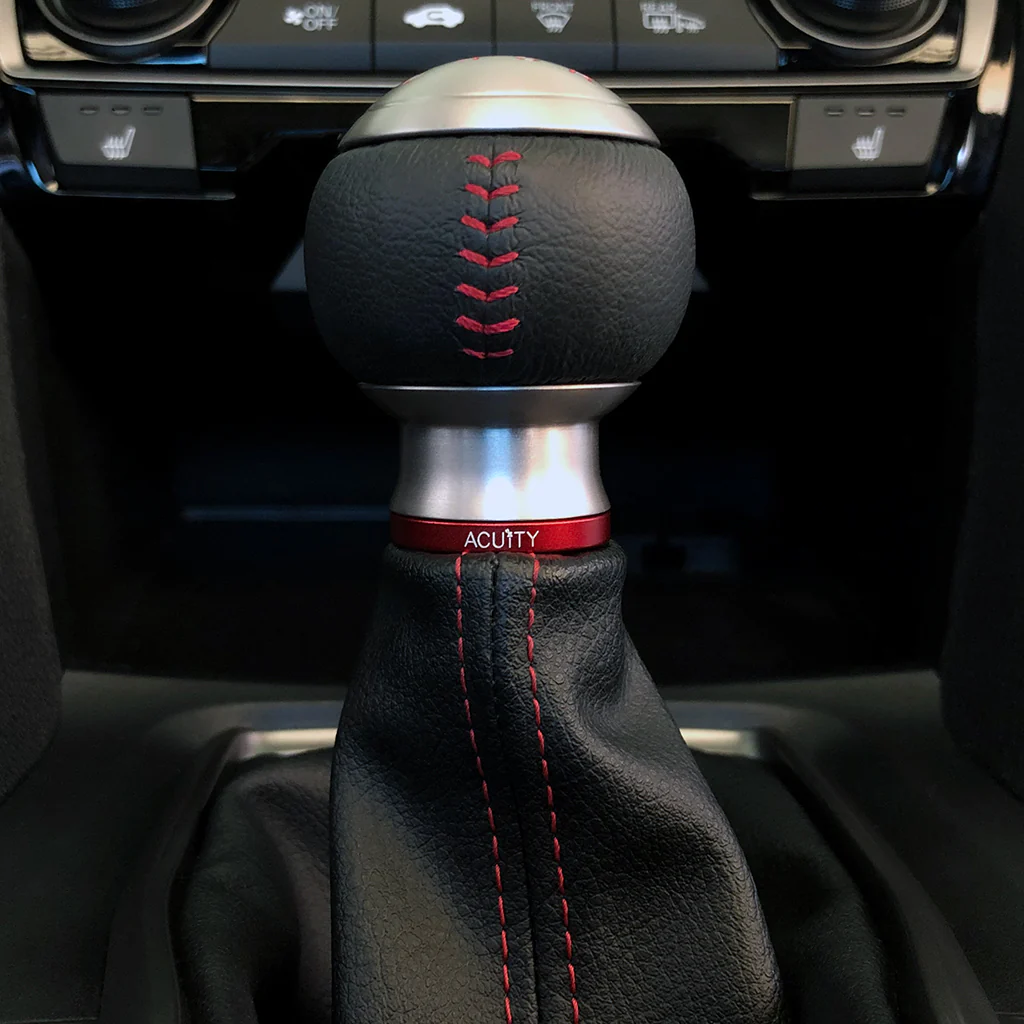 Shift Boot Collar Upgrade (Satin Red Aluminum Finish) - Image 13