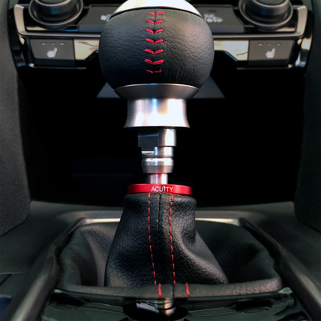 Shift Boot Collar Upgrade (Satin Red Aluminum Finish) - Image 14