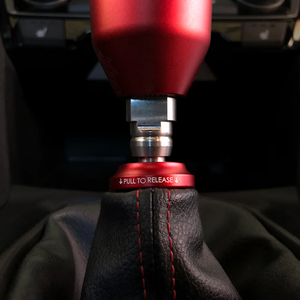 Shift Boot Collar Upgrade (Satin Red Aluminum Finish) - Image 17