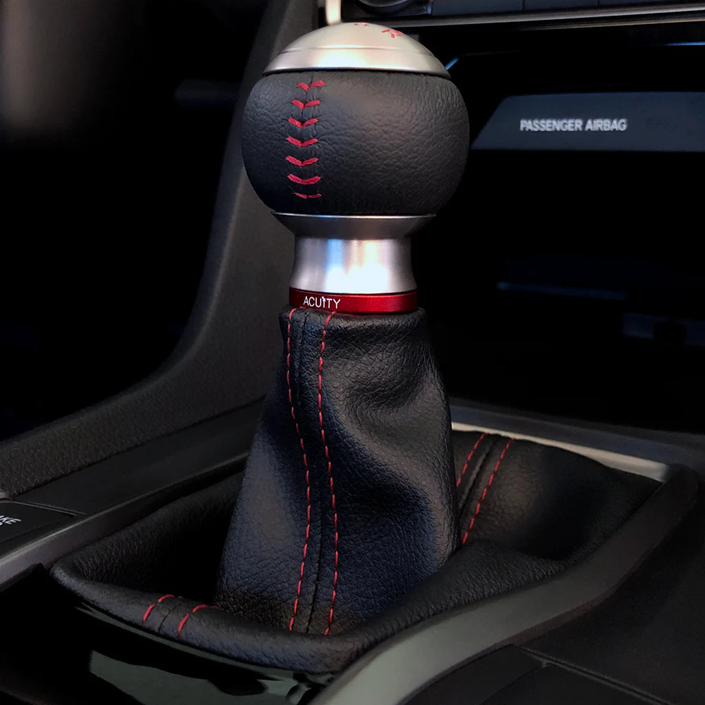 Shift Boot Collar Upgrade (Satin Red Aluminum Finish) - Image 19