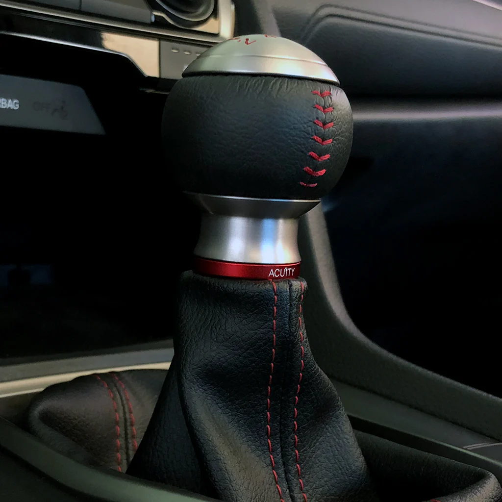 Shift Boot Collar Upgrade (Satin Red Aluminum Finish) - Image 7