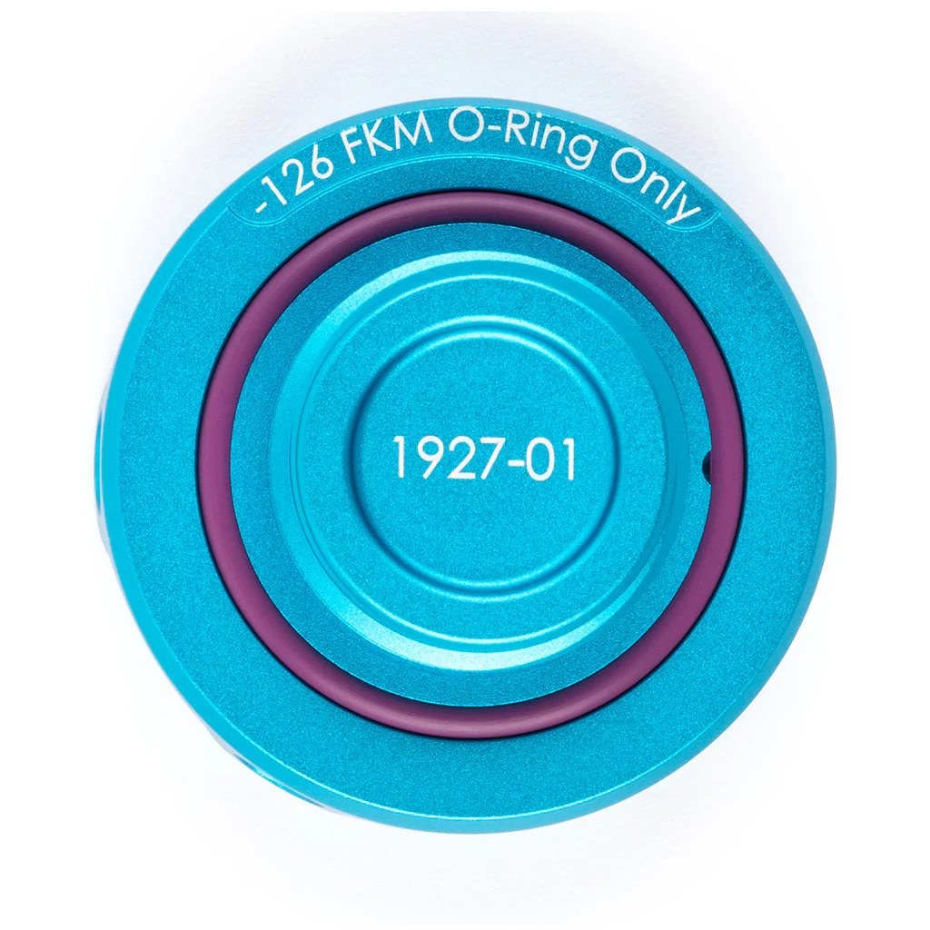 Podium Oil Cap in Satin Teal for Hondas/Acuras - Image 5