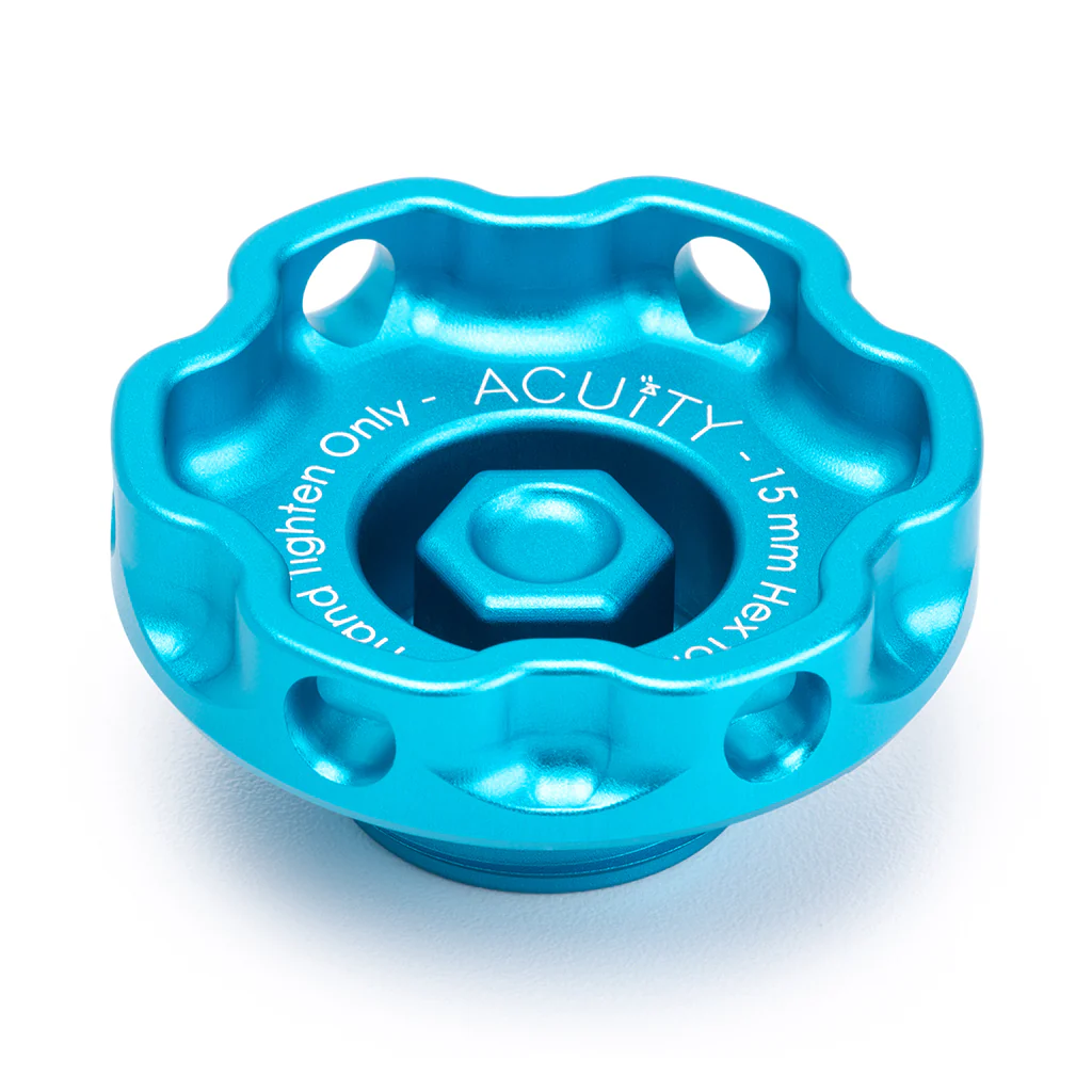 Podium Oil Cap in Satin Teal for Hondas/Acuras - Image 8